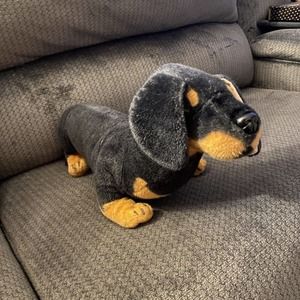 Tiger Tales Plush Dachshund Realistic Stuffed Animal Dog Wiener Dog